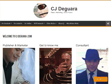 Tablet Screenshot of cjdeguara.com